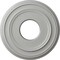 Ekena Millwork Classic Ceiling Medallion (Fits Canopies up to 7 1/4"), 12 3/8"OD x 4"ID x 1 1/8"P, Frost CM12CLFRF - alternate 1